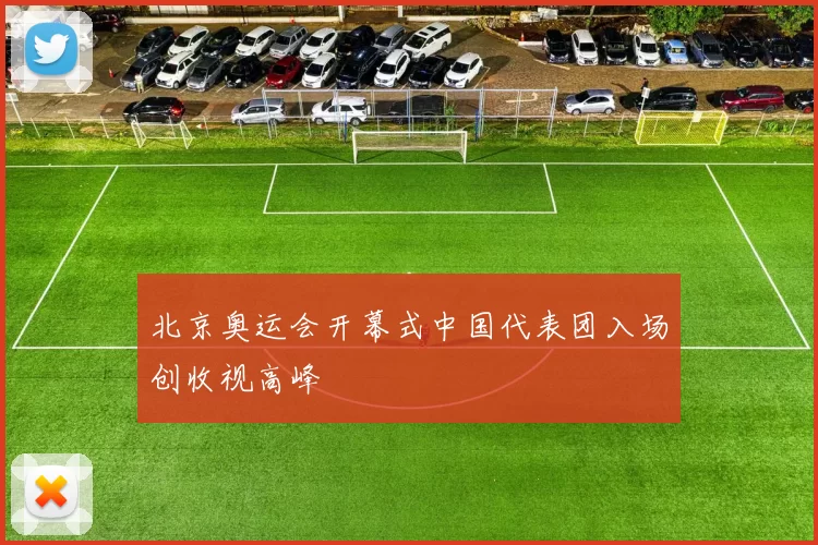 北京奥运会开幕式中国代表团入场创收视高峰